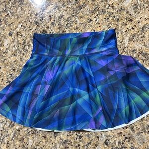 Old Navy Multicolor Geometric Skater Skirt/skort
